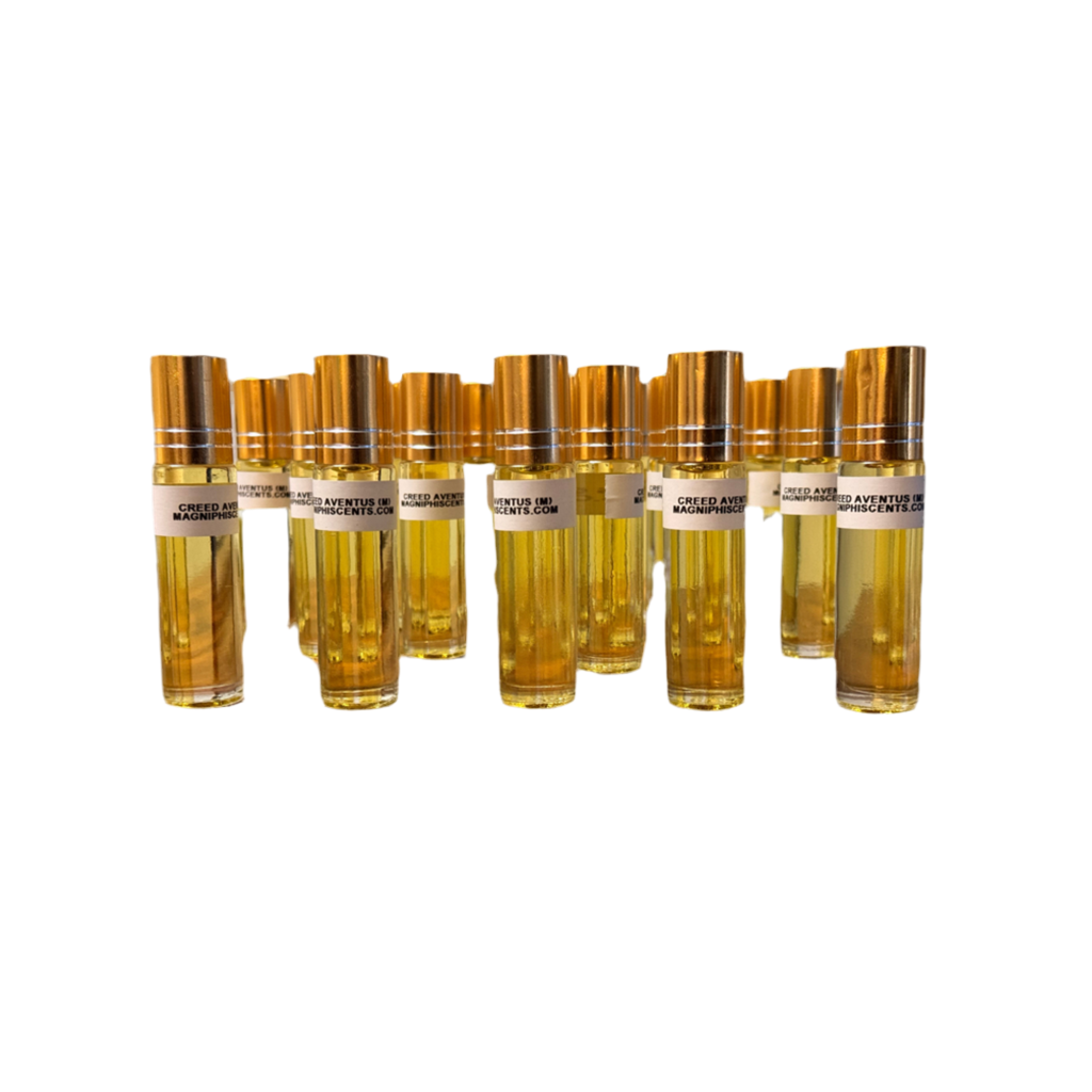creed aventus 100% pure roll on body oils (m) 10ml