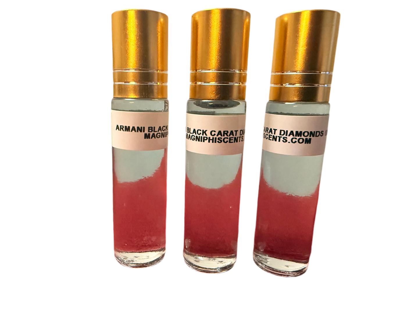 Armani Black Carat Diamonds 100% Pure Roll On Body Oils (m) 10ml
