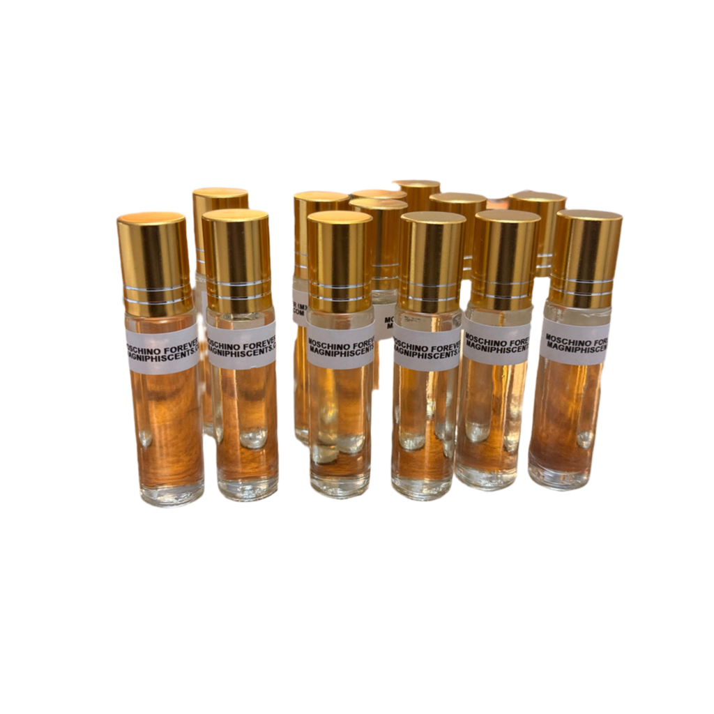 Moschino forever 100% pure roll on body oils (m)