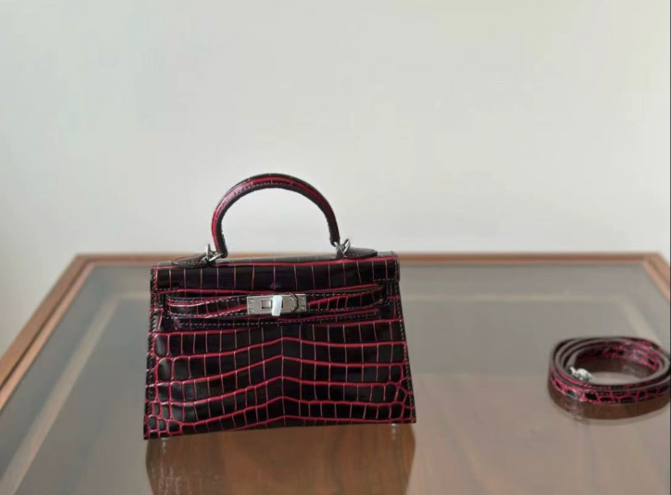 HERMES BIRKIN KELLY 19 MINI CROCODILE BAGS