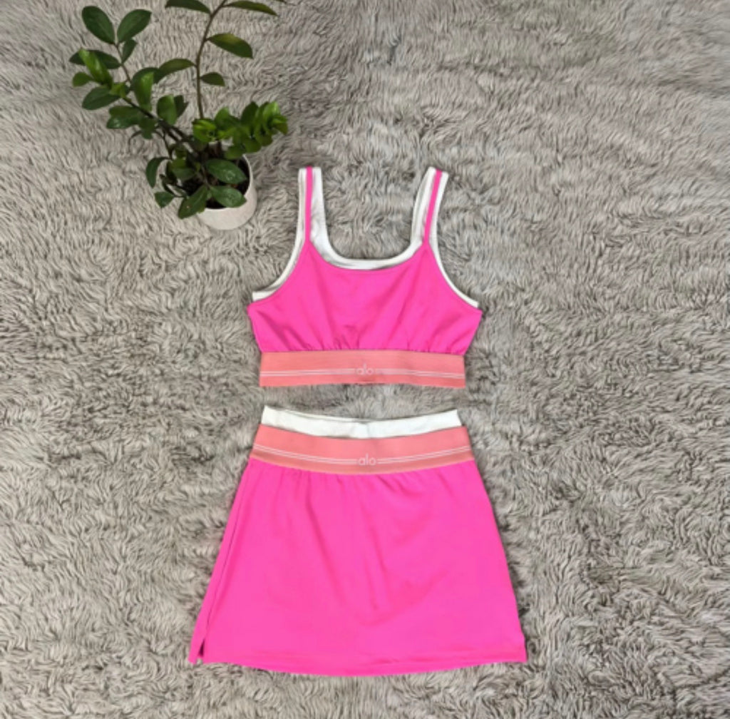 Alo skirt/short set
