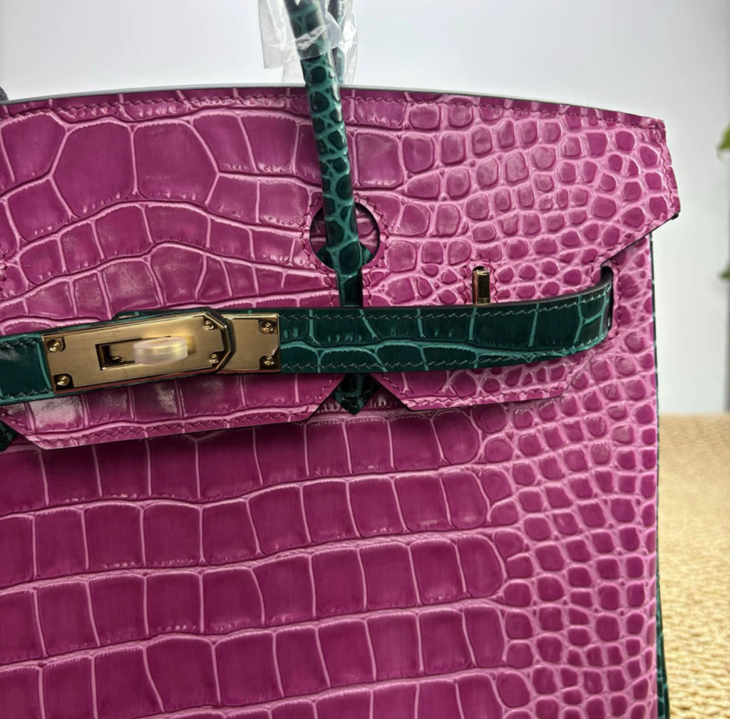 HERMES BIRKIN KELLY 19 MINI CROCODILE BAGS