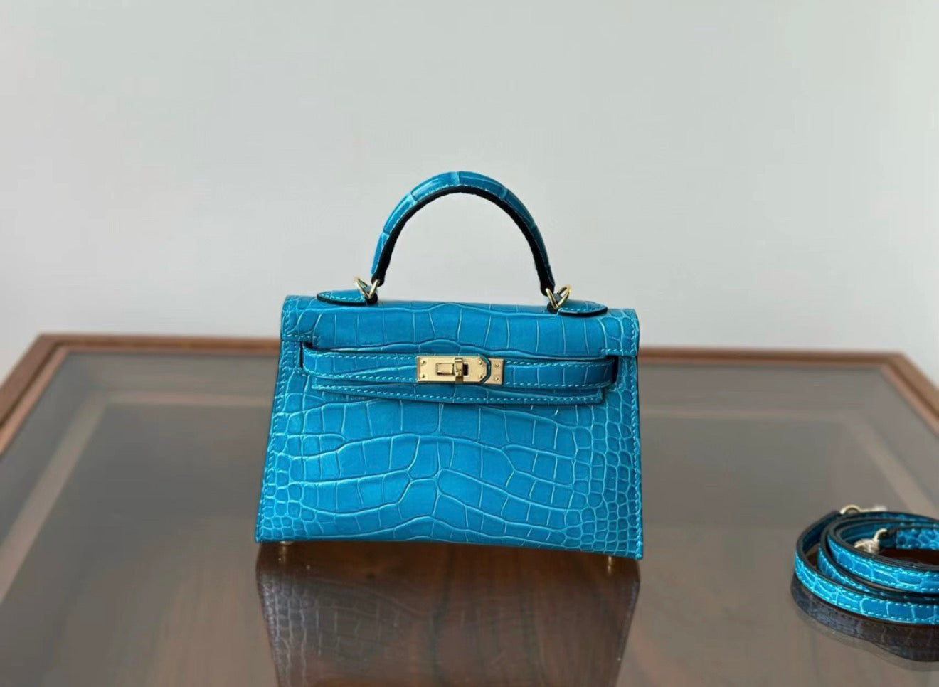 HERMES BIRKIN KELLY 19 MINI CROCODILE BAGS
