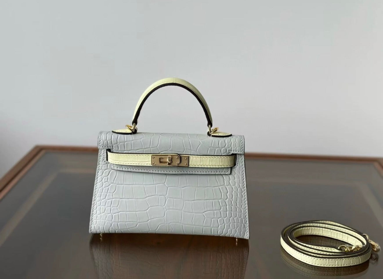 HERMES BIRKIN KELLY 19 MINI CROCODILE BAGS