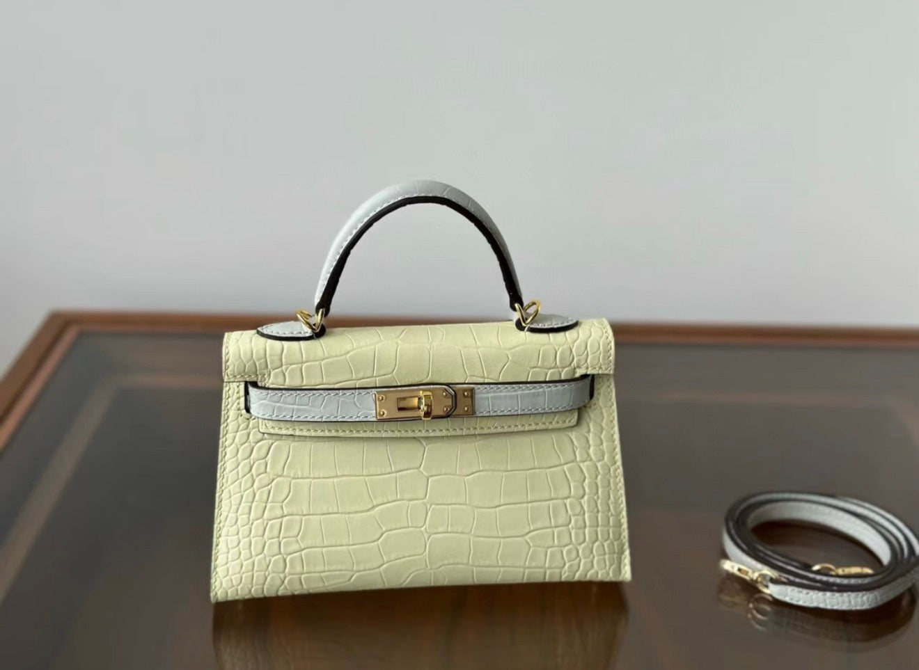HERMES BIRKIN KELLY 19 MINI CROCODILE BAGS
