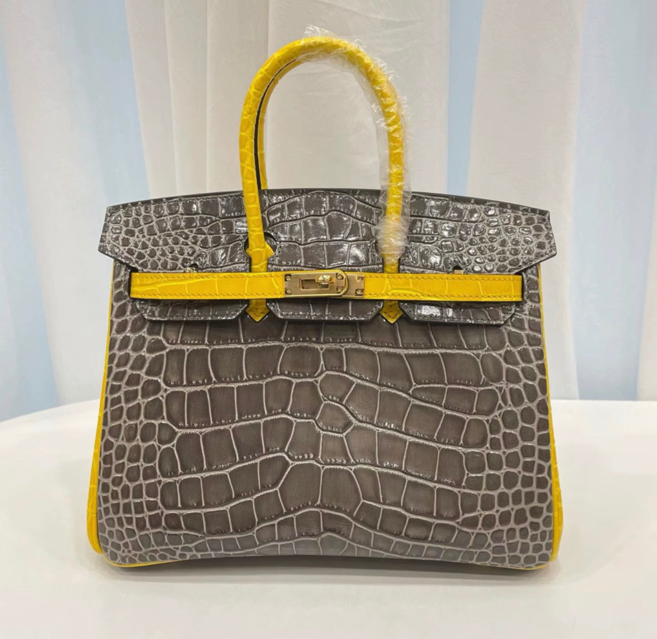 HERMES BIRKIN KELLY 19 MINI CROCODILE BAGS