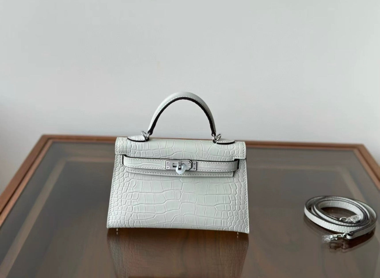 HERMES BIRKIN KELLY 19 MINI CROCODILE BAGS