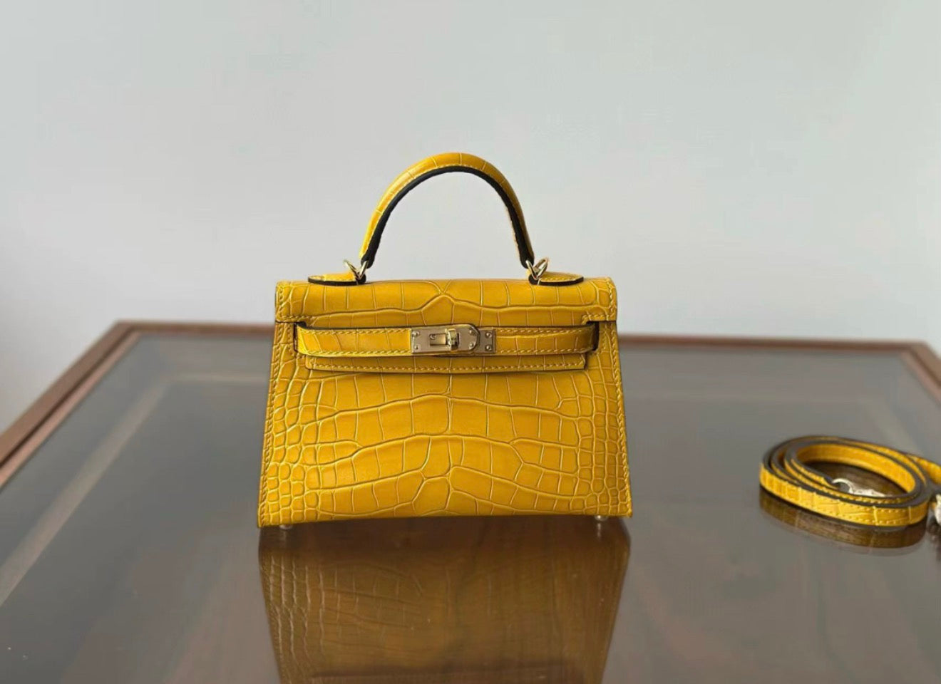 HERMES BIRKIN KELLY 19 MINI CROCODILE BAGS
