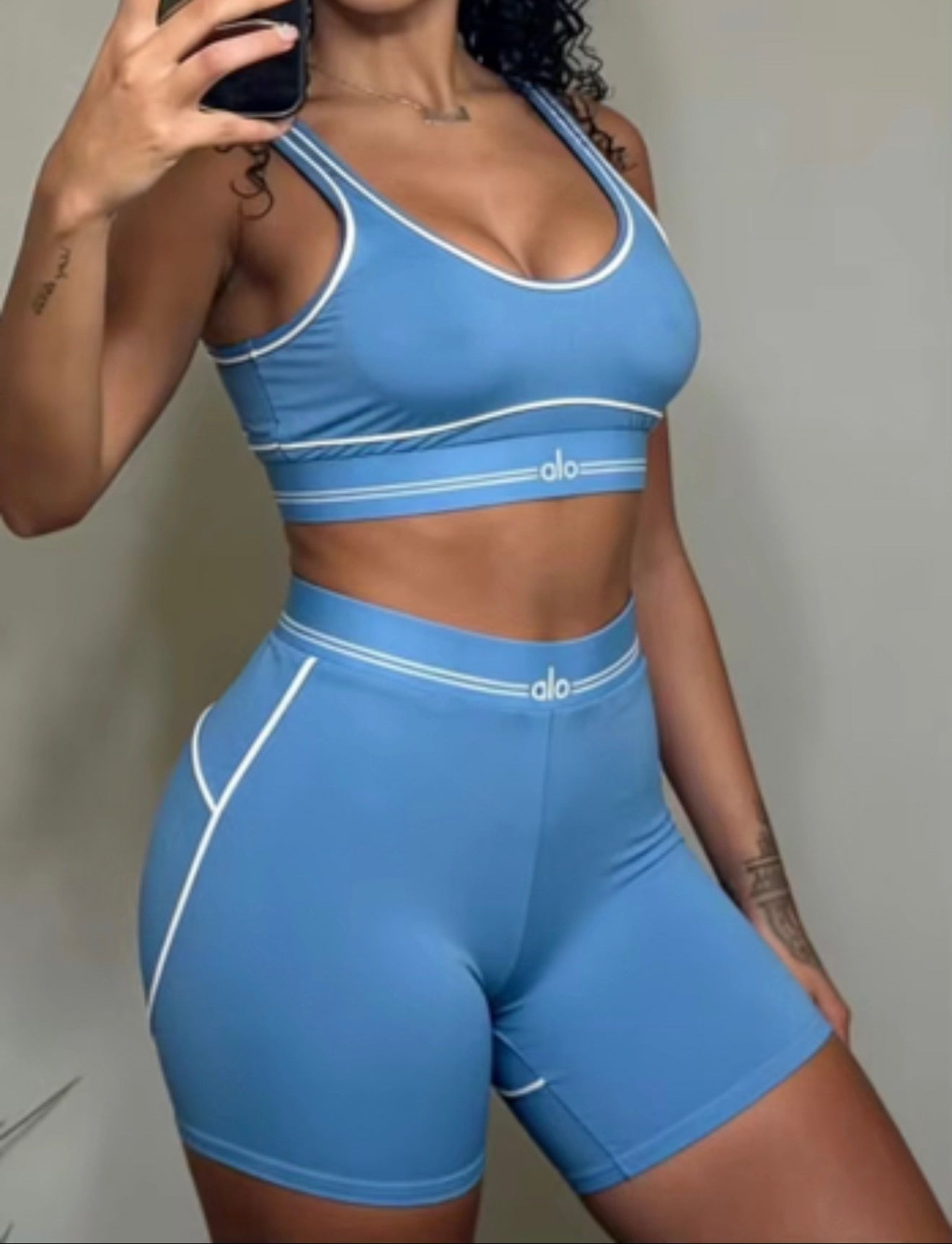Alo skirt/short set