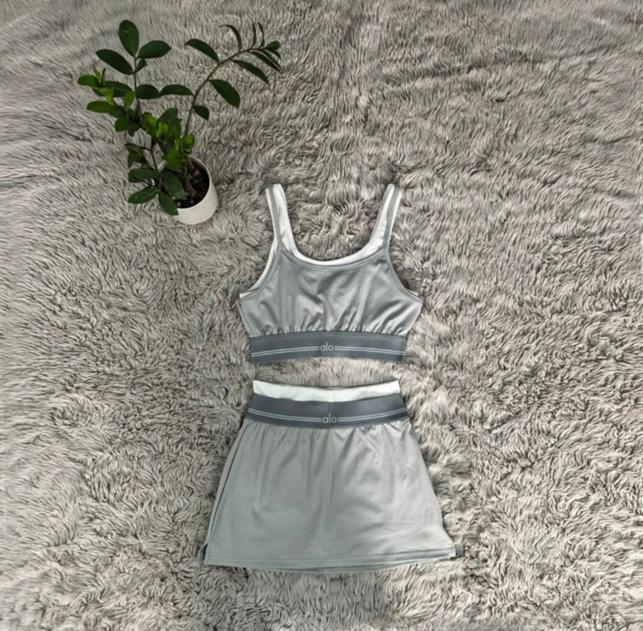 Alo skirt/short set