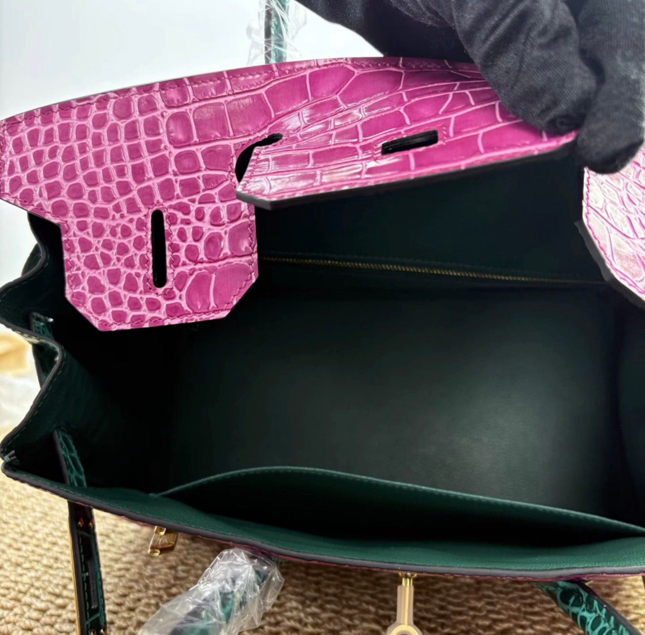 HERMES BIRKIN KELLY 19 MINI CROCODILE BAGS