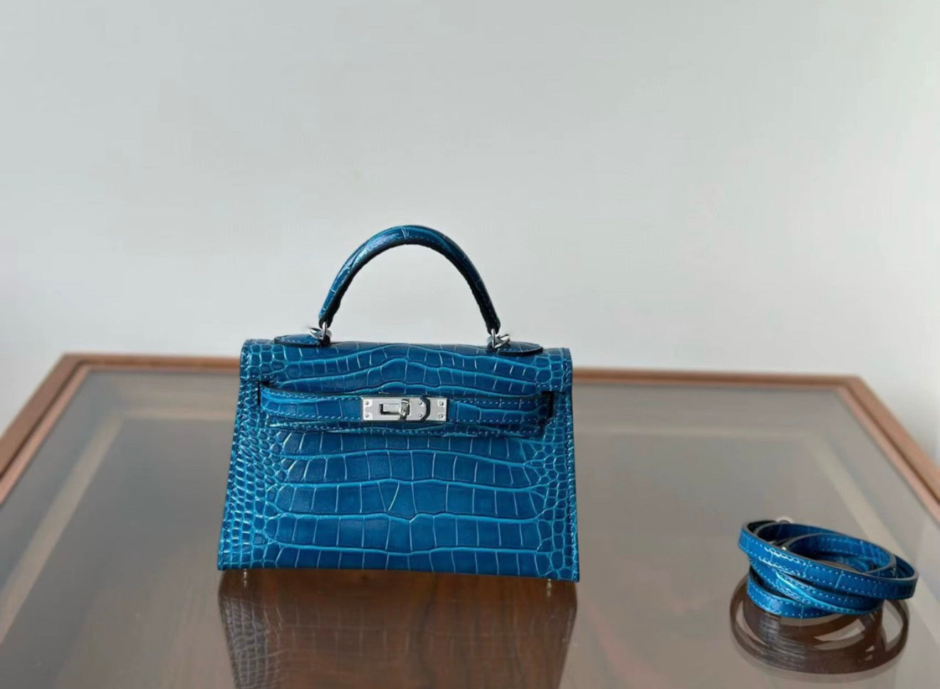 HERMES BIRKIN KELLY 19 MINI CROCODILE BAGS