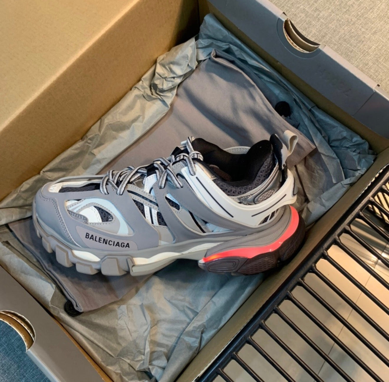 BALENCIAGA LED TRACK SNEAKERS (MEN)