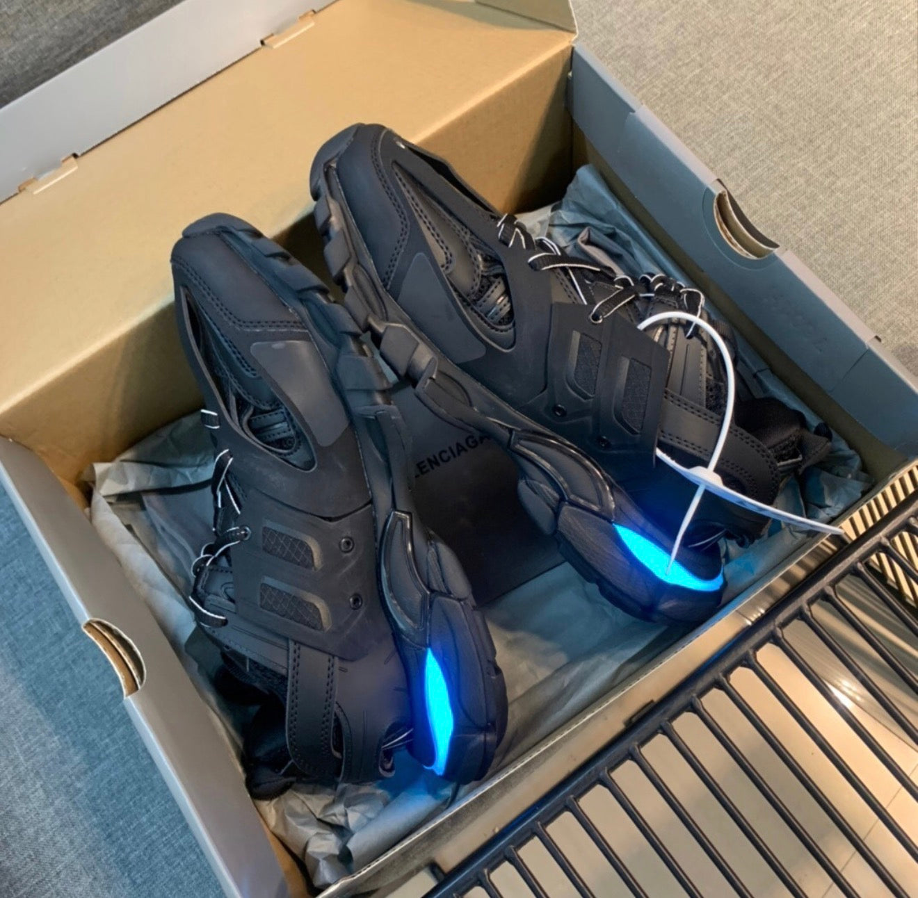 BALENCIAGA LED TRACK SNEAKERS (MEN)