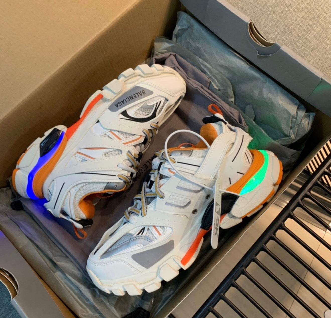 BALENCIAGA LED TRACK SNEAKERS (MEN)