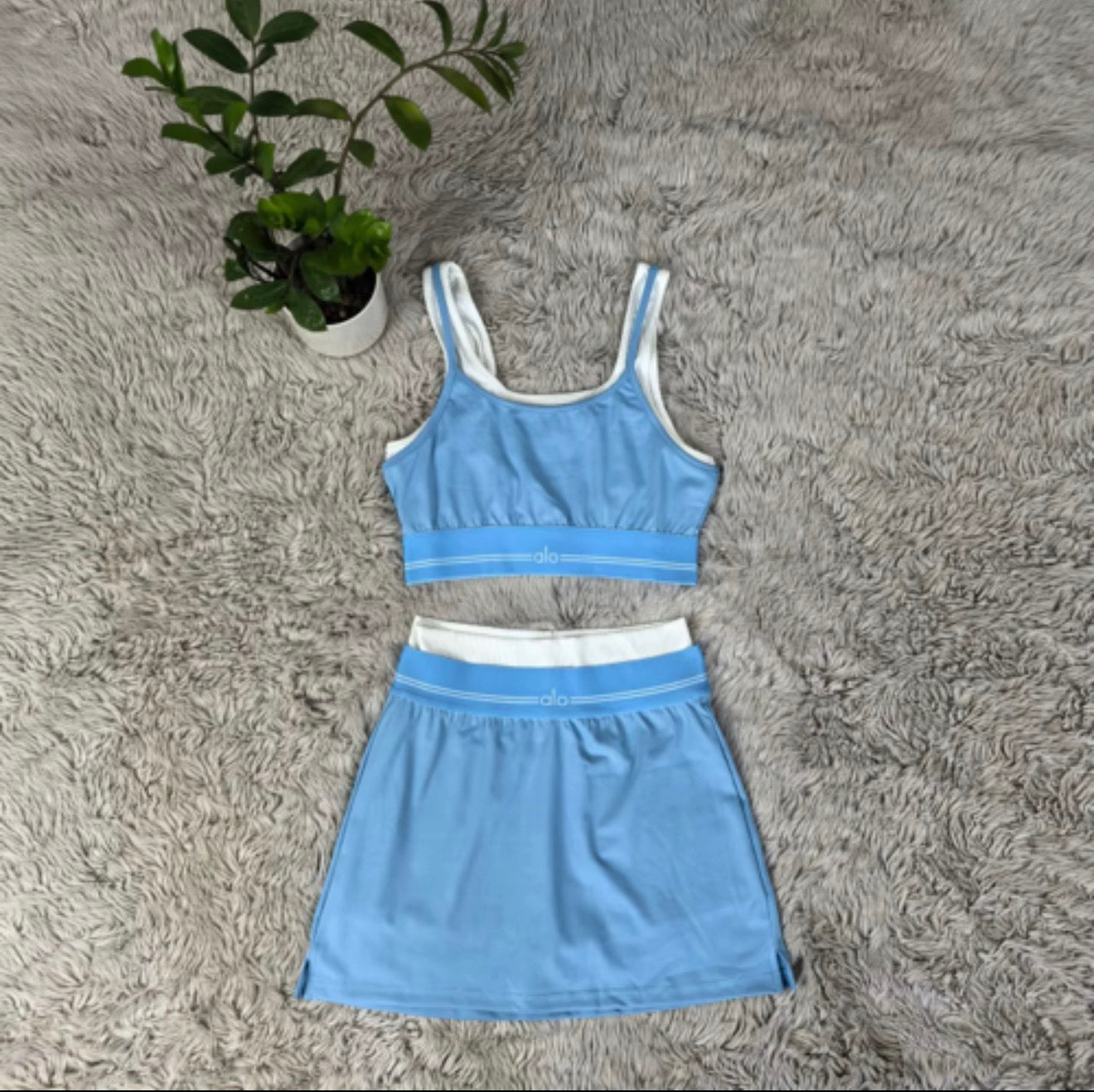 Alo skirt/short set