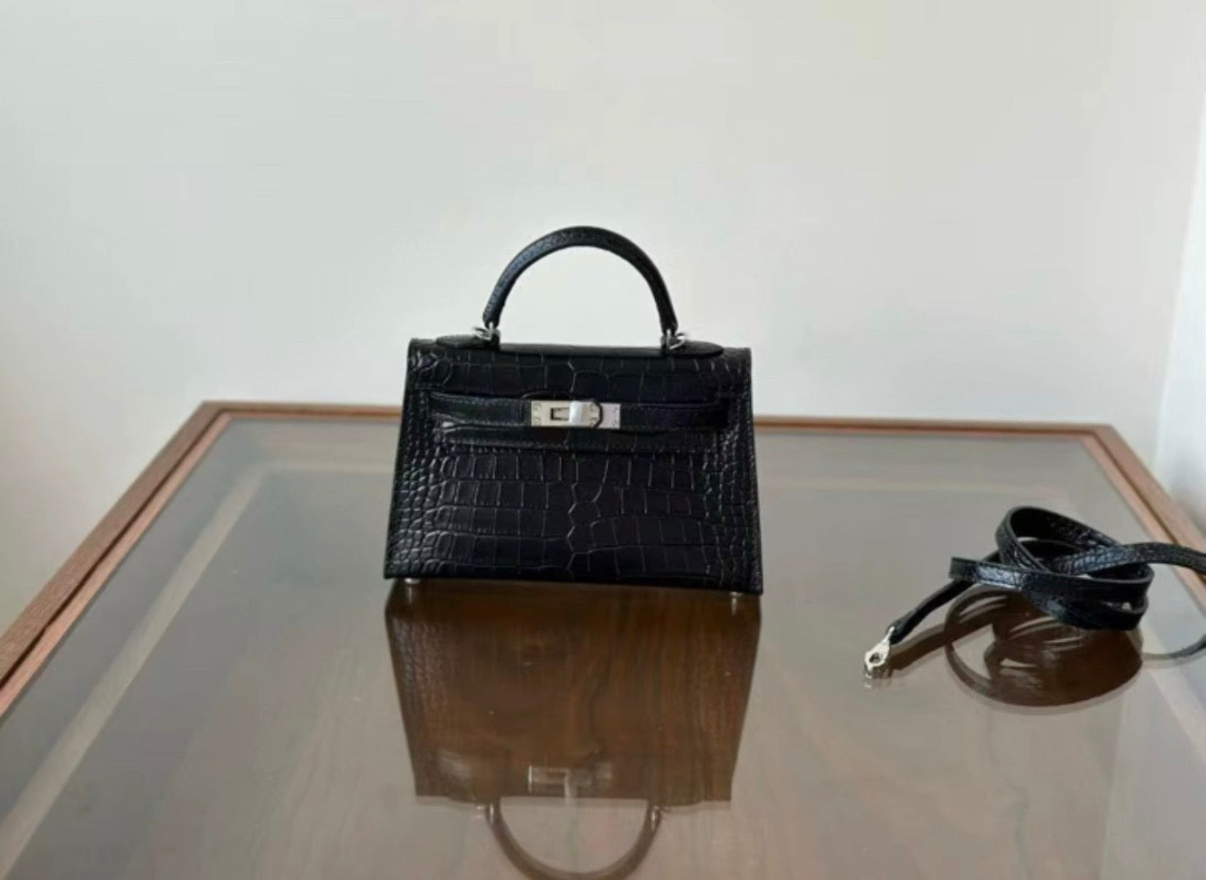 HERMES BIRKIN KELLY 19 MINI CROCODILE BAGS