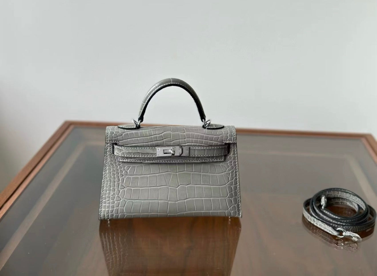 HERMES BIRKIN KELLY 19 MINI CROCODILE BAGS