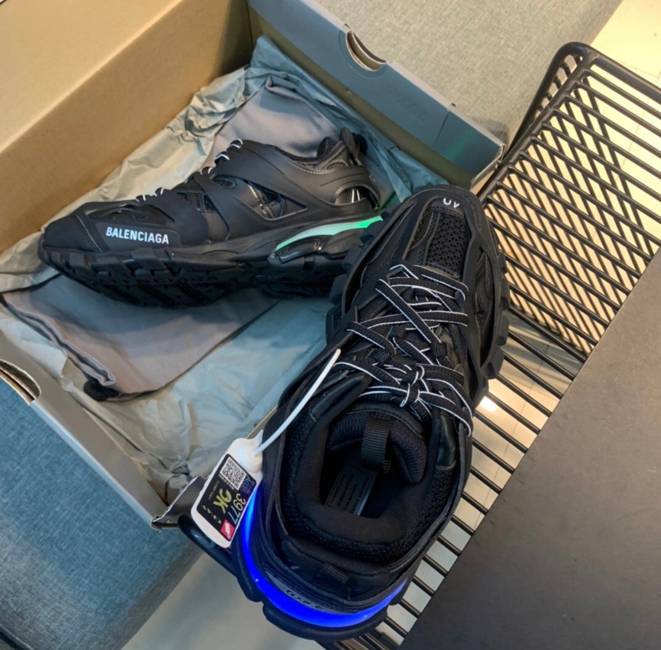 BALENCIAGA LED TRACK SNEAKERS (MEN)