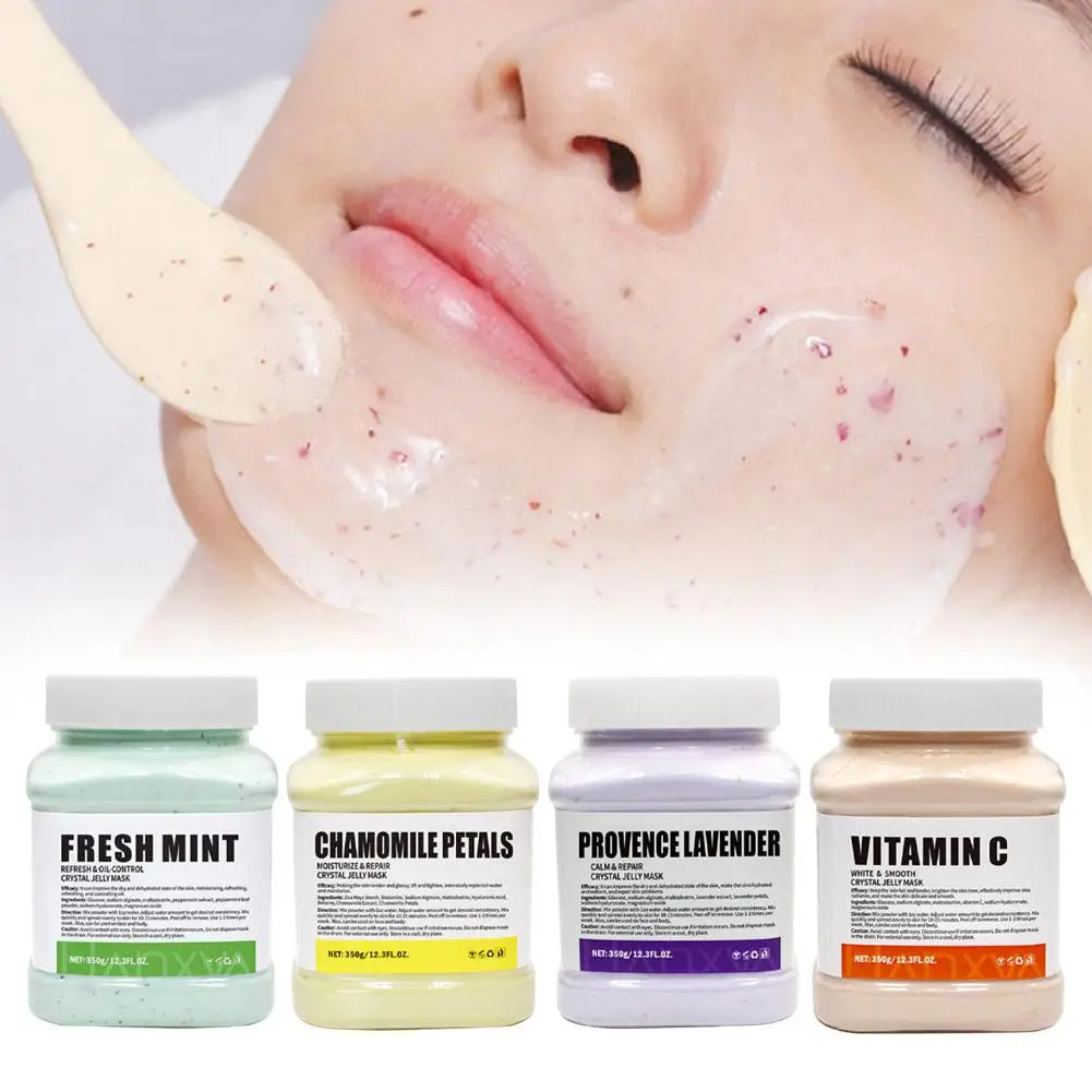 Jelly Mask for Facial Professional Rose Smooth Face Mask Skin Care, Hydrated Nourished Hydro Jelly Mask Powder,Gel Peel Off MasK