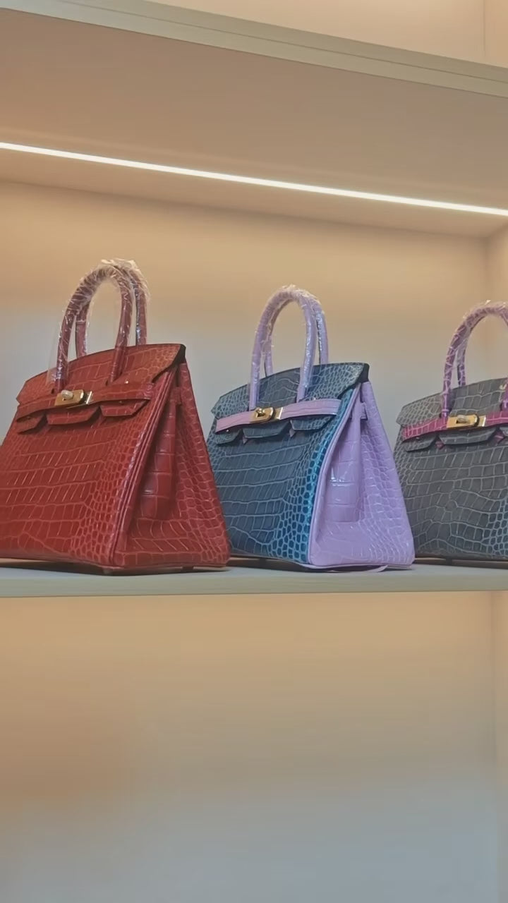 HERMES BIRKIN KELLY 19 MINI CROCODILE BAGS